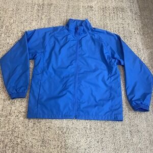 Forrester's Sportech Outerwear Mens Jacket Medium Blue Rain Windbreaker Hiking